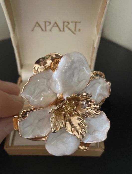 Bransoletka vintage kwiat