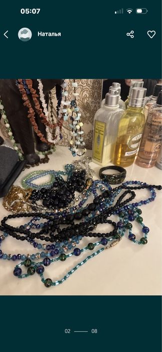 Колье, бусы винтаж