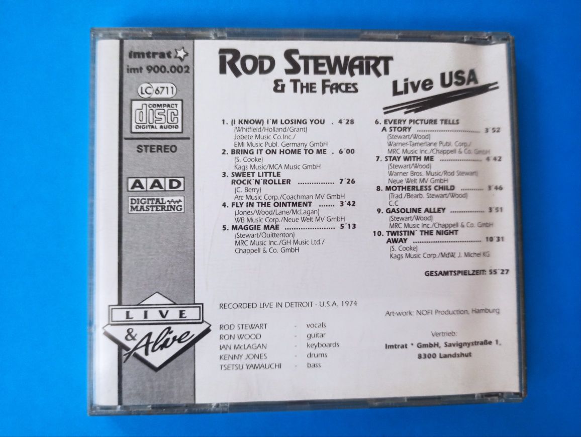 Rod Stewart & The Faces – Live USA