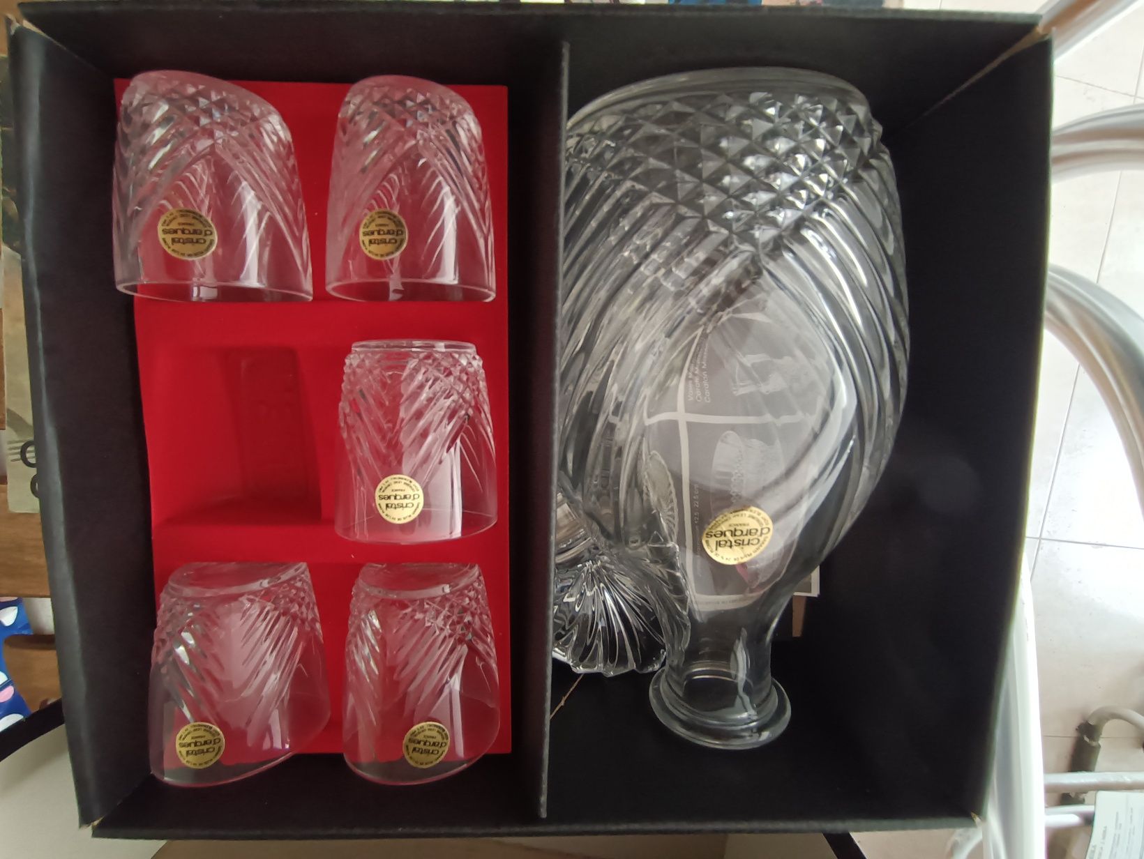 Conjunto de cristal d'arques