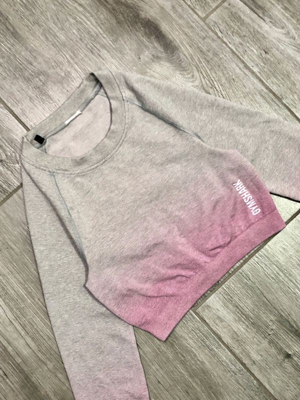 Gymshark Adapt Seamless Crop Top Longsleeve Ombre