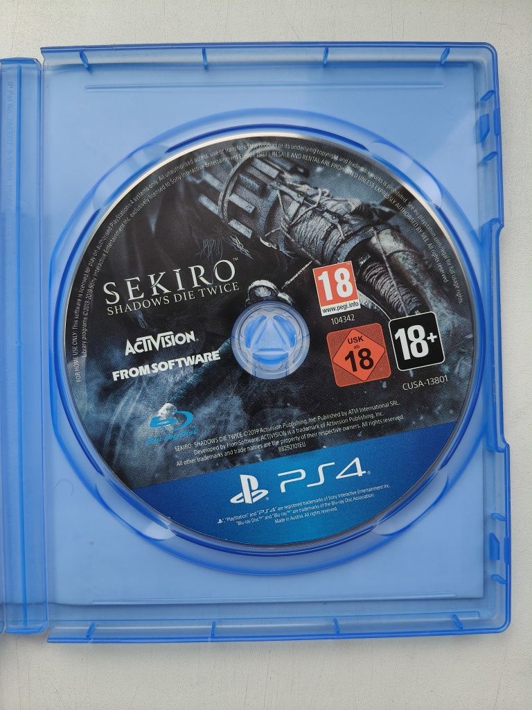 Гра Sekiro shadow die twice PS 4