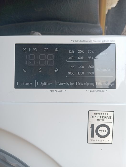 Пральна машина LG на 8 кг з смарт керуванням