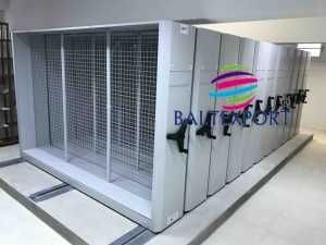 Armazenagem Estantes Rolantes Compacta Duplique o seu Arquivo 80% Novo