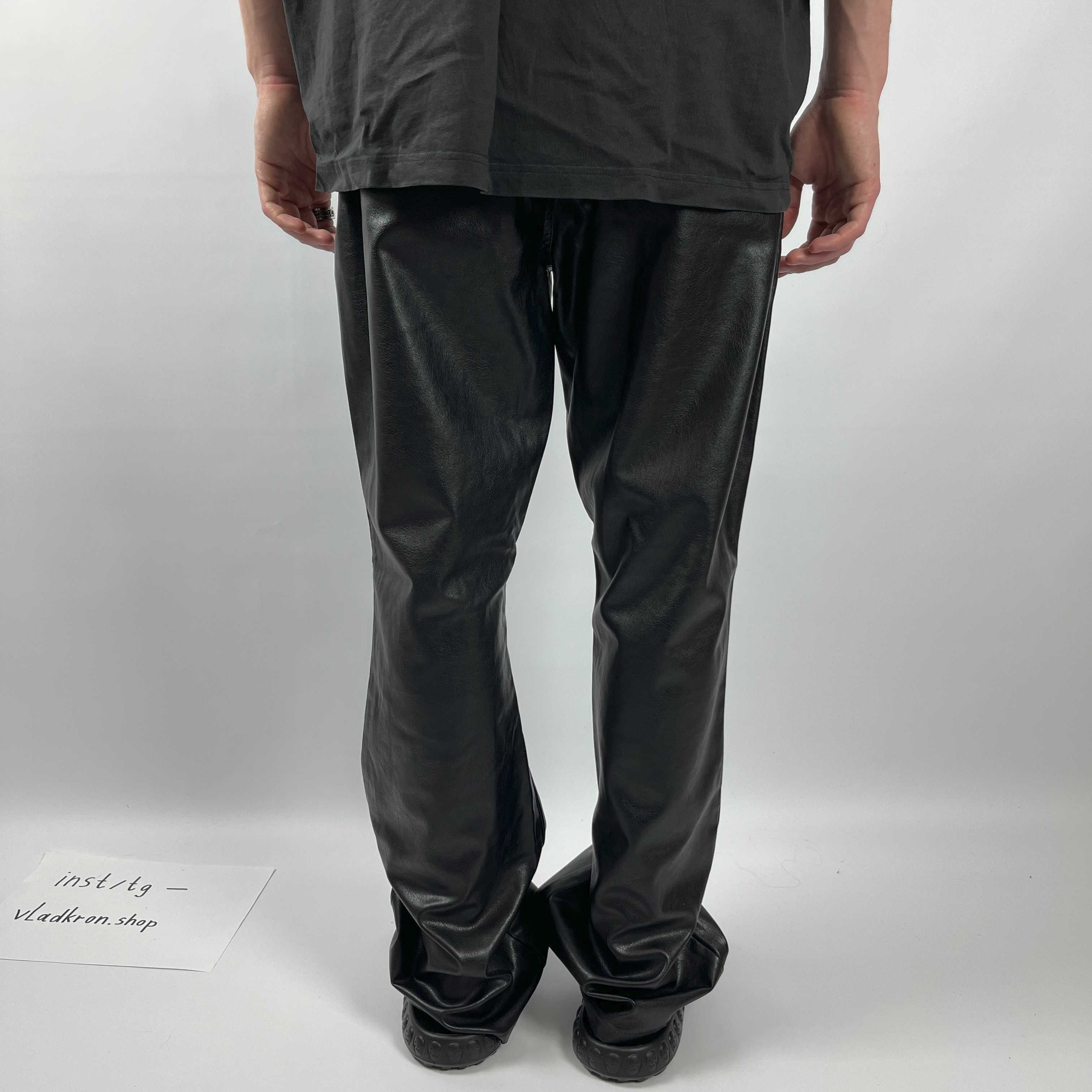 Leather Pants Rick Owens Banana клеш еко кожа
