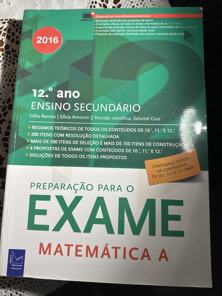 Livro de Preparação de Exame de Matemática A