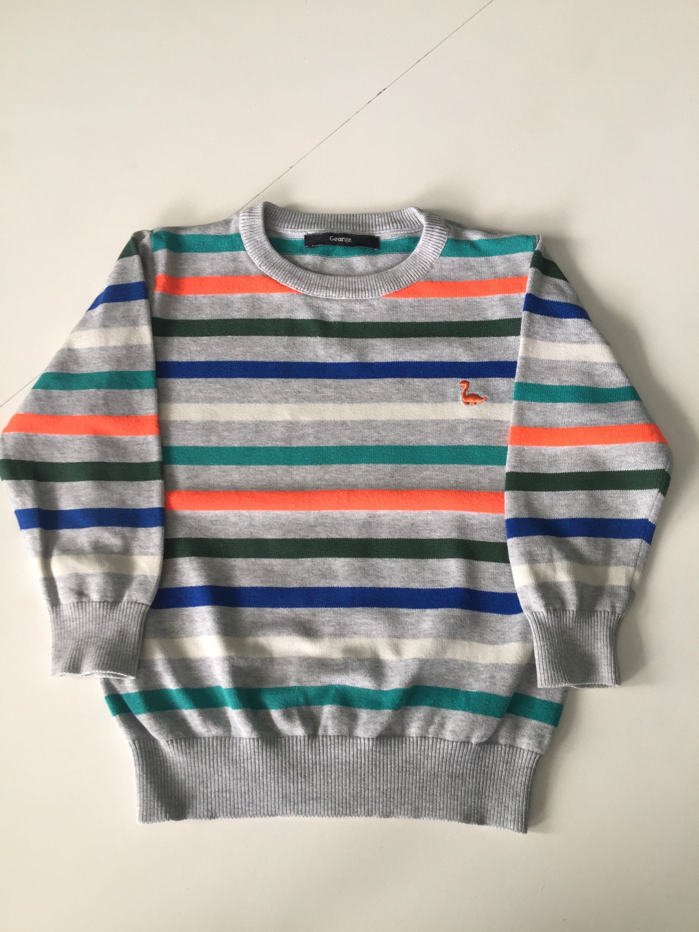 Elegancki sweter z dinozaurem George 3-4 lata