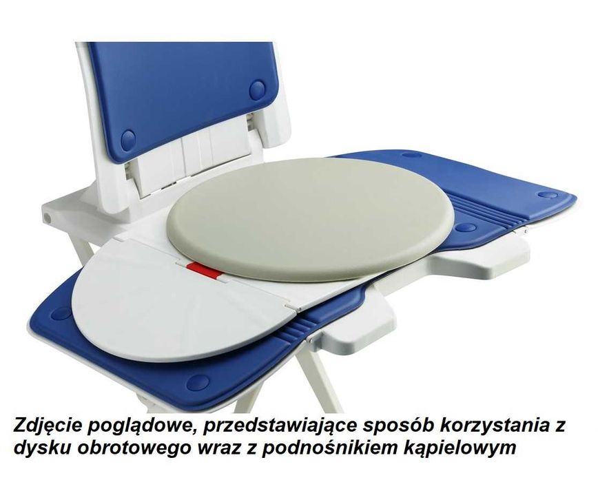 Podnośnik wannowy Comfort Plus z dyskiem obrotowo-przesuwnym