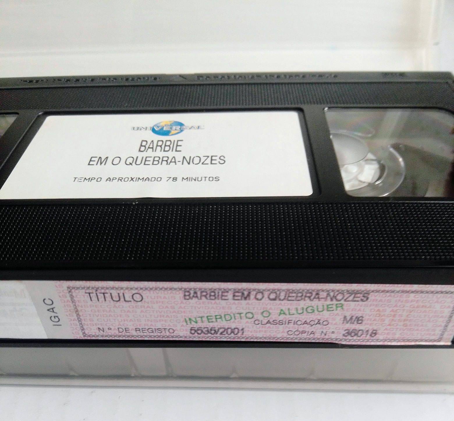 Cassetes VHS Barbie as duas 8€.