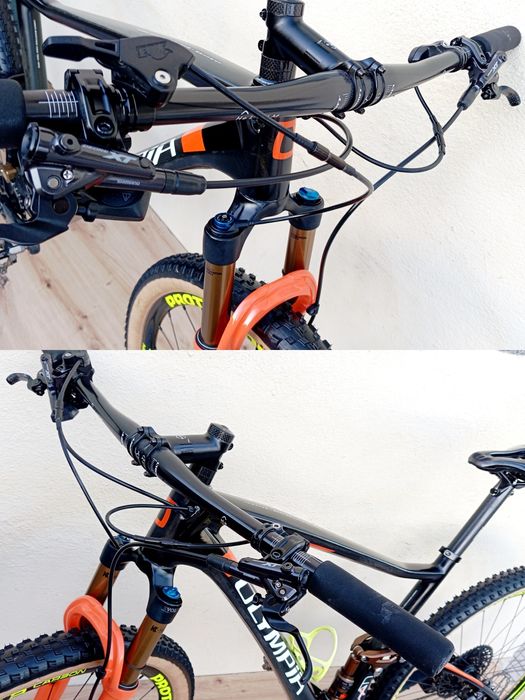 JF-Bikes Bicicletas Olympia F1XZ AXS GX12v Carbono Suspensão total L