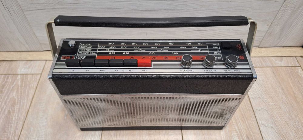 Unitra RADIO Ewa 2 ! Polskie ! SPRAWNE ! Unikat ! Ładny Stan Oryginał!
