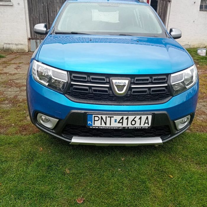 Dacia Sandero Stepway Dacia Sandero Stepway, piekna błękitna! Od emerytki
