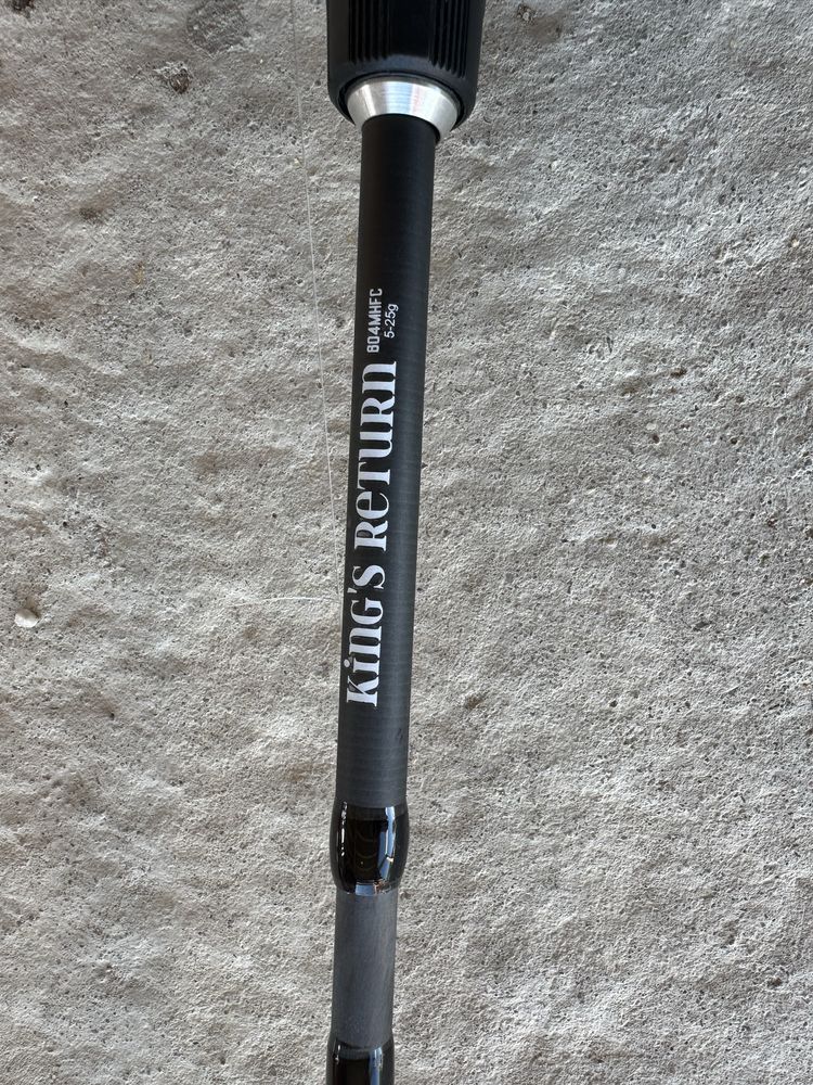 Wędka 1,8 m 5-25g spinning casting kołowrotek multiplikator