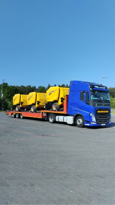 Transport niskopodwoziowy  maszyn , kontenerów