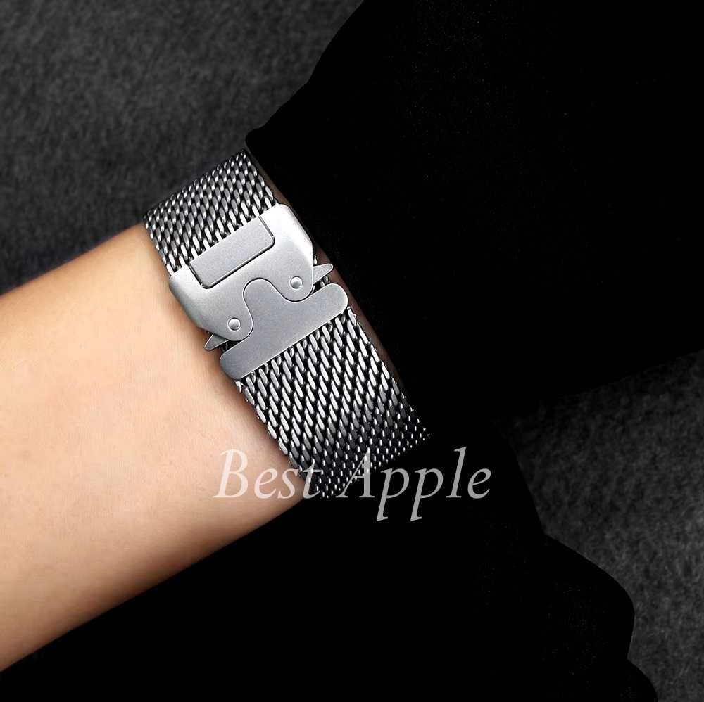 NEW! Браслет з нержавіючої сталі Milanese Loop для Apple Watch Ultra49