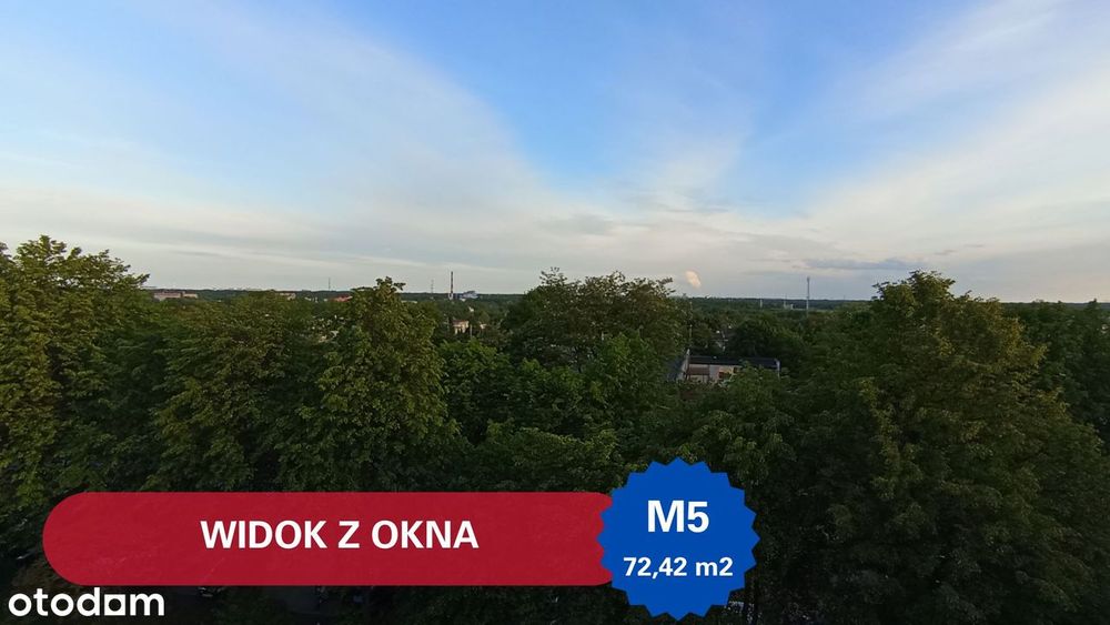 Mieszkanie M5, 4 pokoje, 72 m2, dobra lokalizacja, Zgierz bezpośrednio