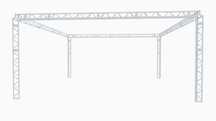 Stoiska targowe z kratownic aluminiowych kratownice trisystem targi