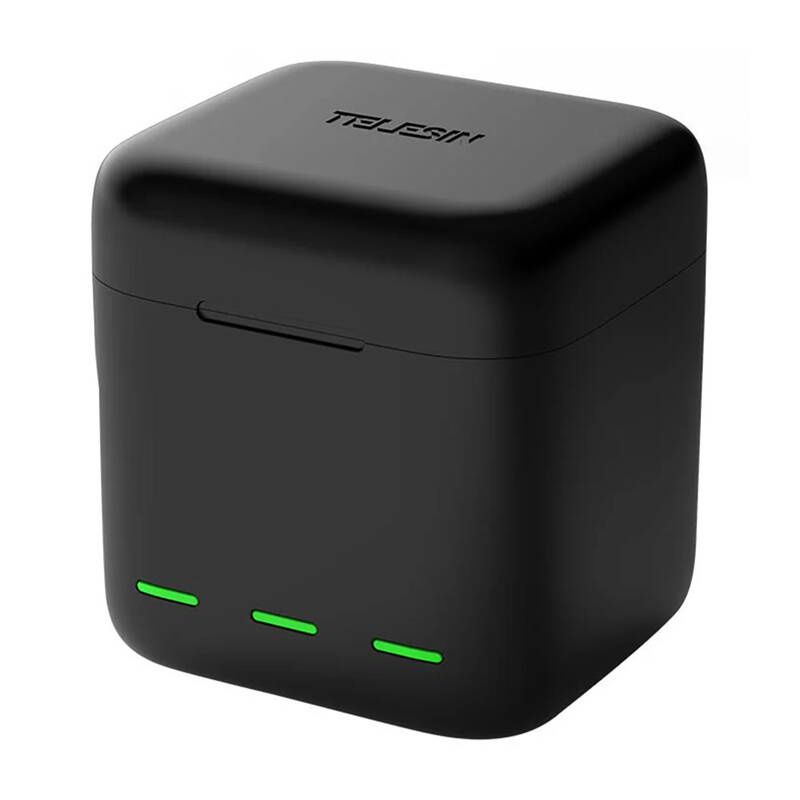 Ładowarka Telesin + 2 Akumulatory 1750Mah Do Gopro Hero 9, 10, 11 I 12