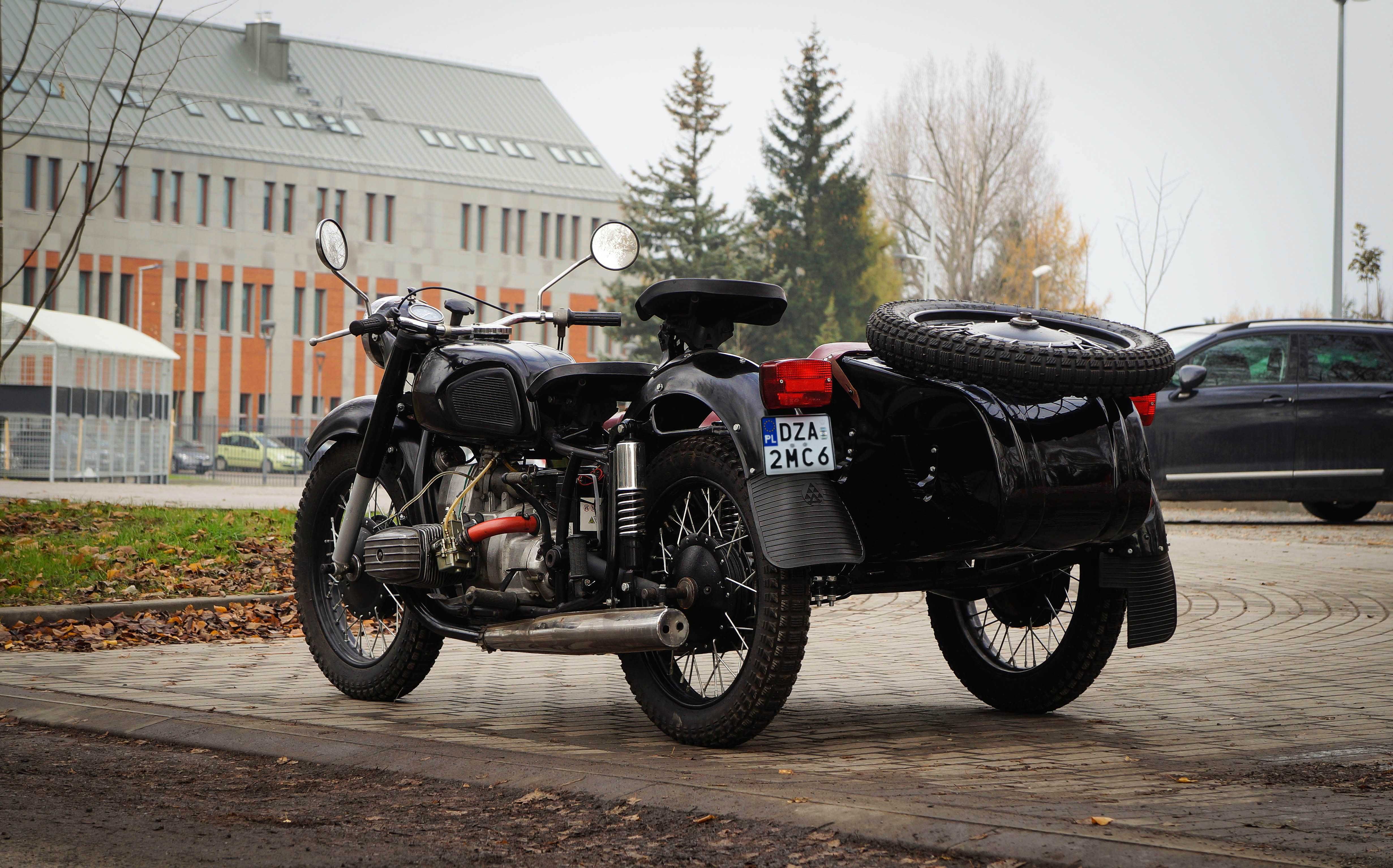 Motocykl DNIEPR Koszem MT9 Ural k750 Odrestaurowany ZAREJESTROWANY ZAM