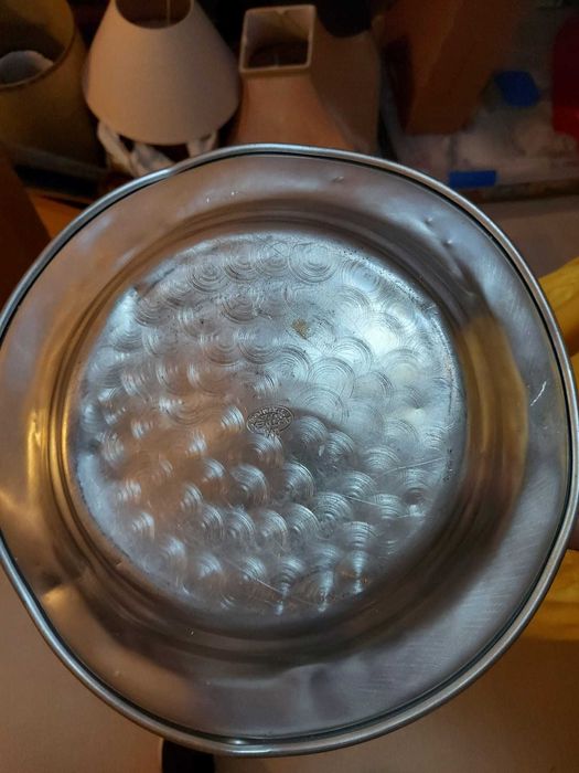 Prato Estanho Autêntico 30 cm