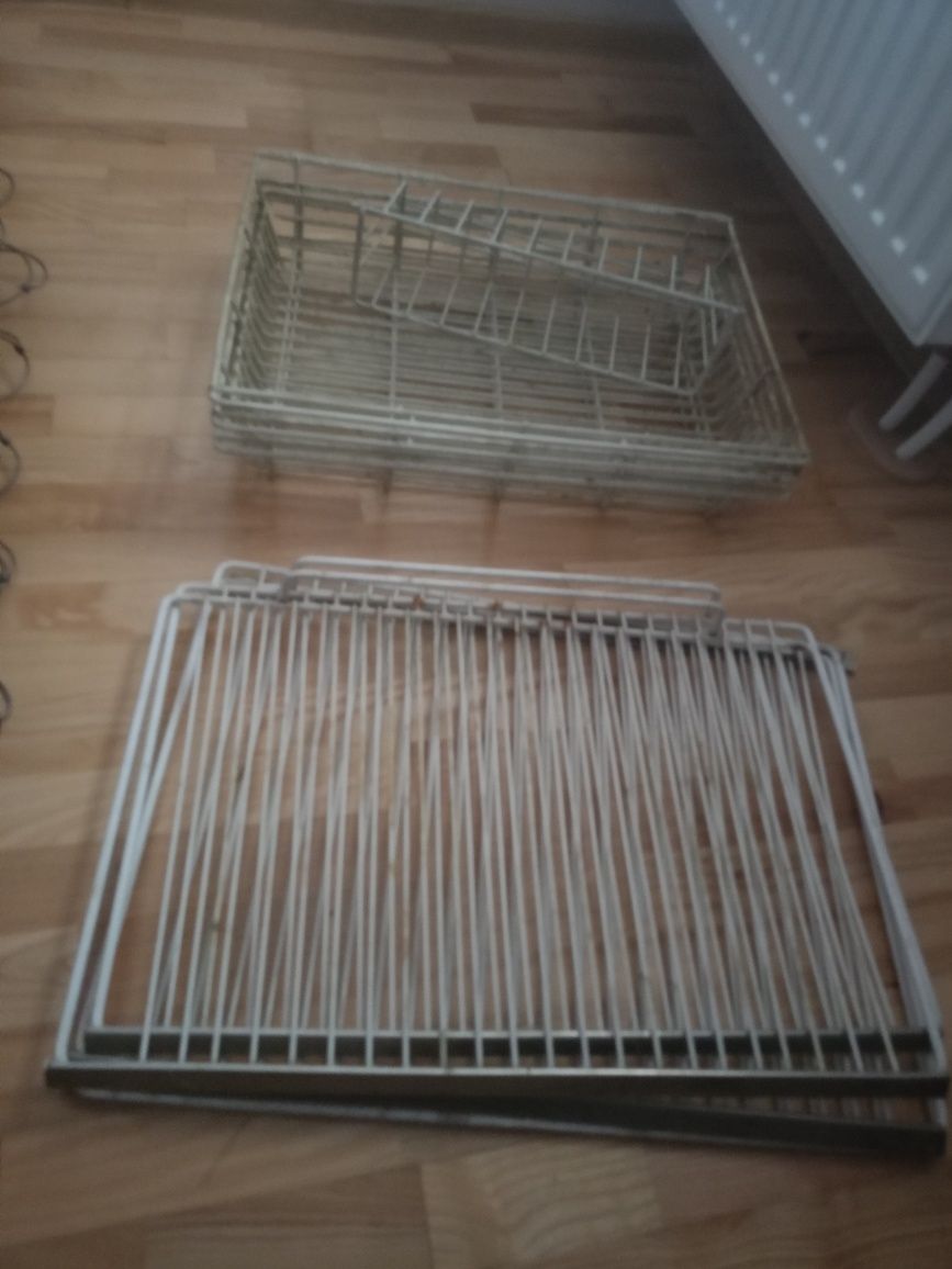 Kosze półki druciane + ociekacz suszarka
