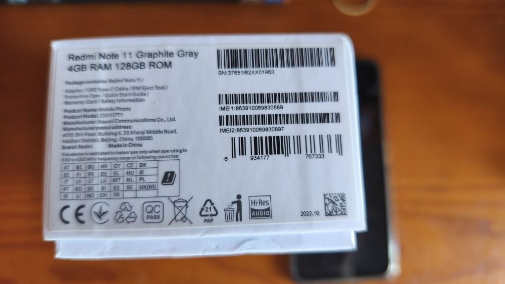 Redmi note 11 4g