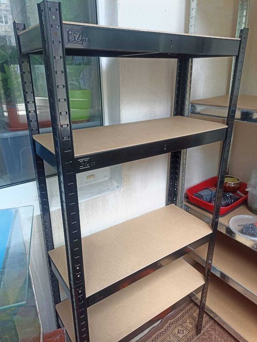 Прочный металлический стеллаж для дома, гаража, склада Цена от 600 грн