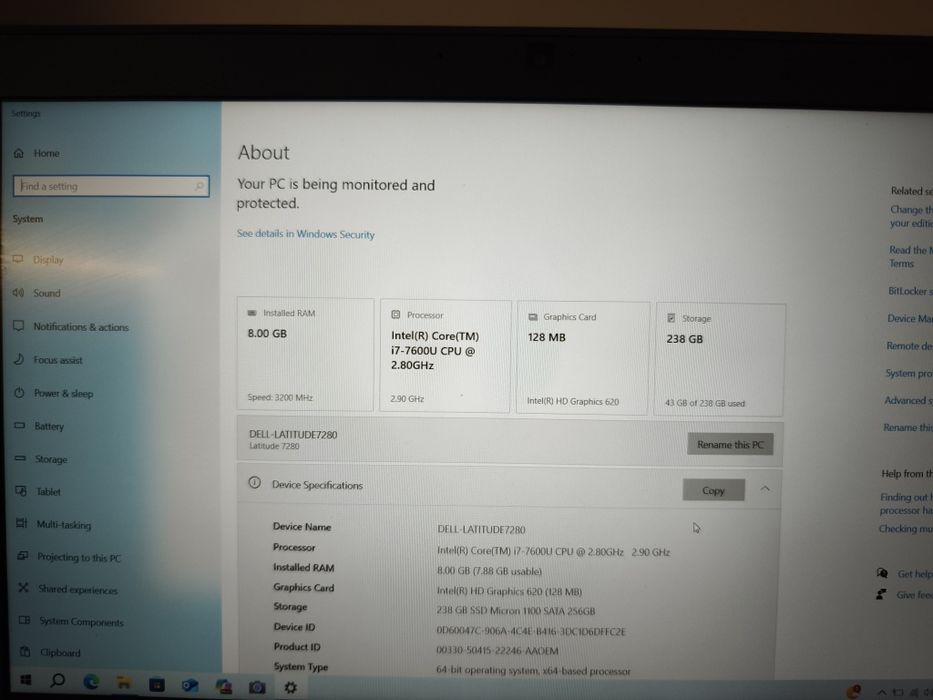 Portátil Dell 12,5" Ultrabook 1,18Kg