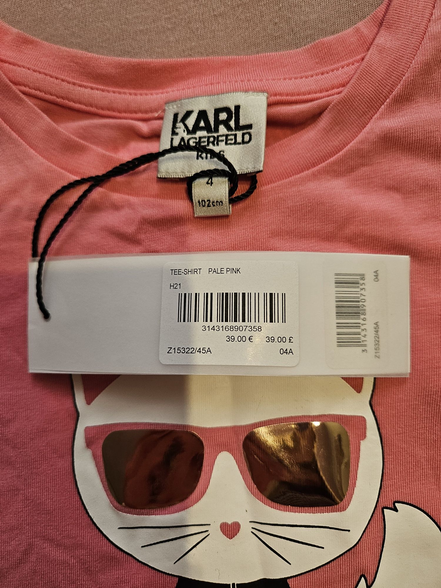 Oryginalna koszulka dziecięca Karl Lagerfeld nowa rozm. 104