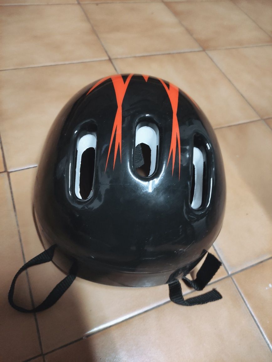 Capacete para crianças skate/patins/bicicleta/trotinete