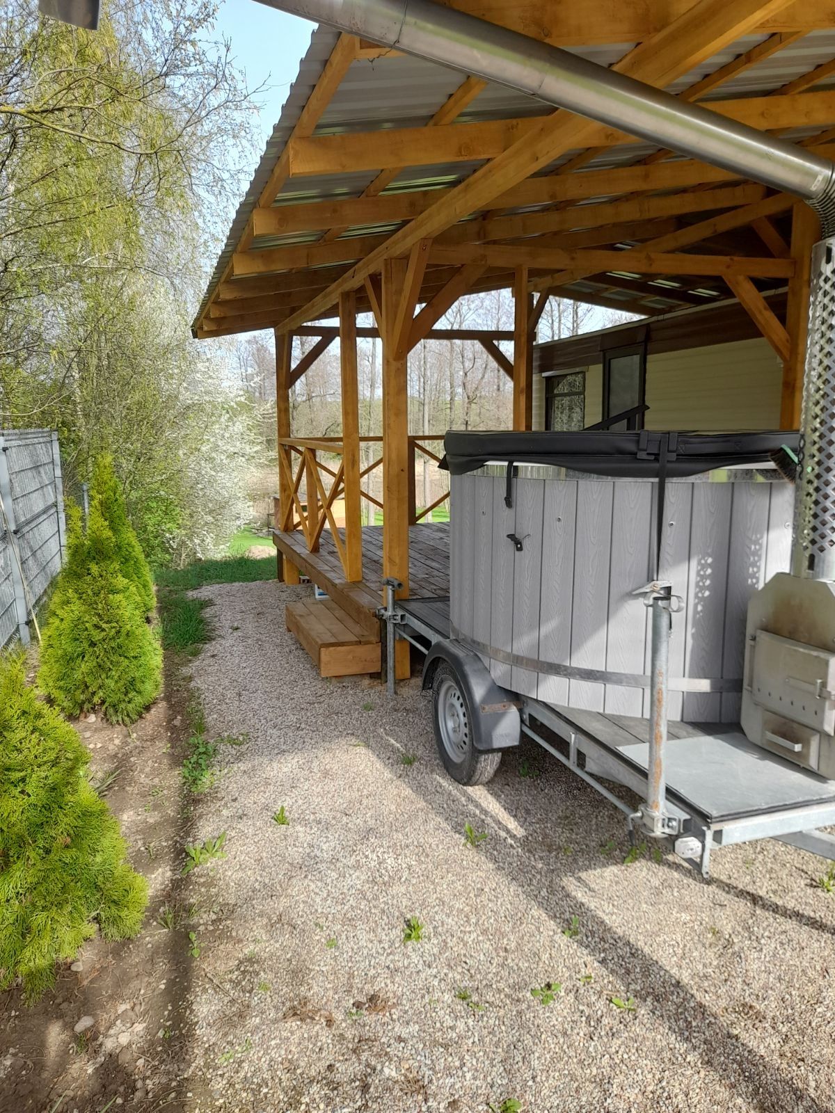 Domek holenderski do wynajęcia rzeka jezioro sauna balia kajak rowerek