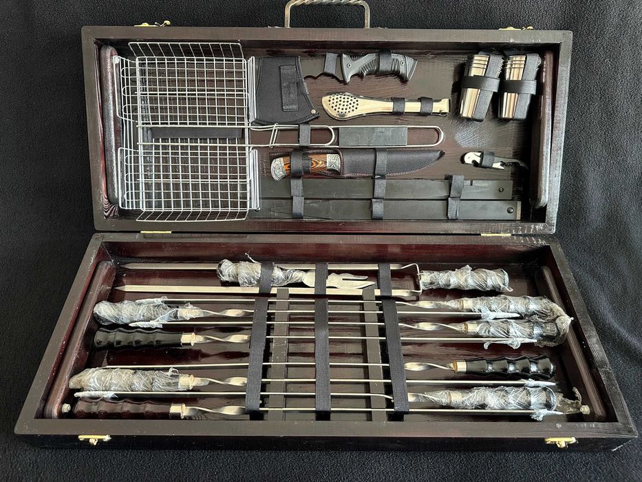 Espetos de aço inoxidável