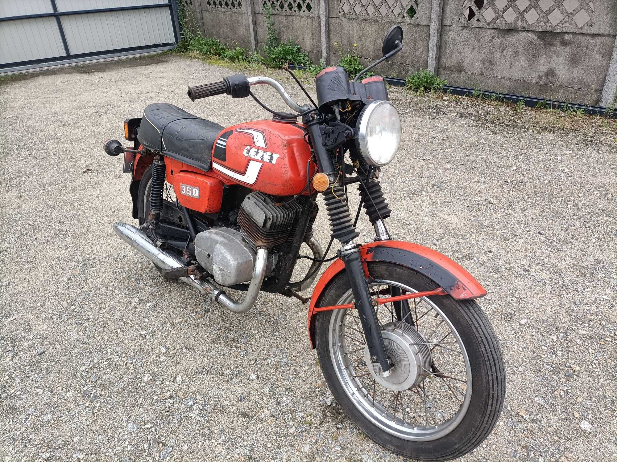 CZ-350 Jawa zarejestrowana