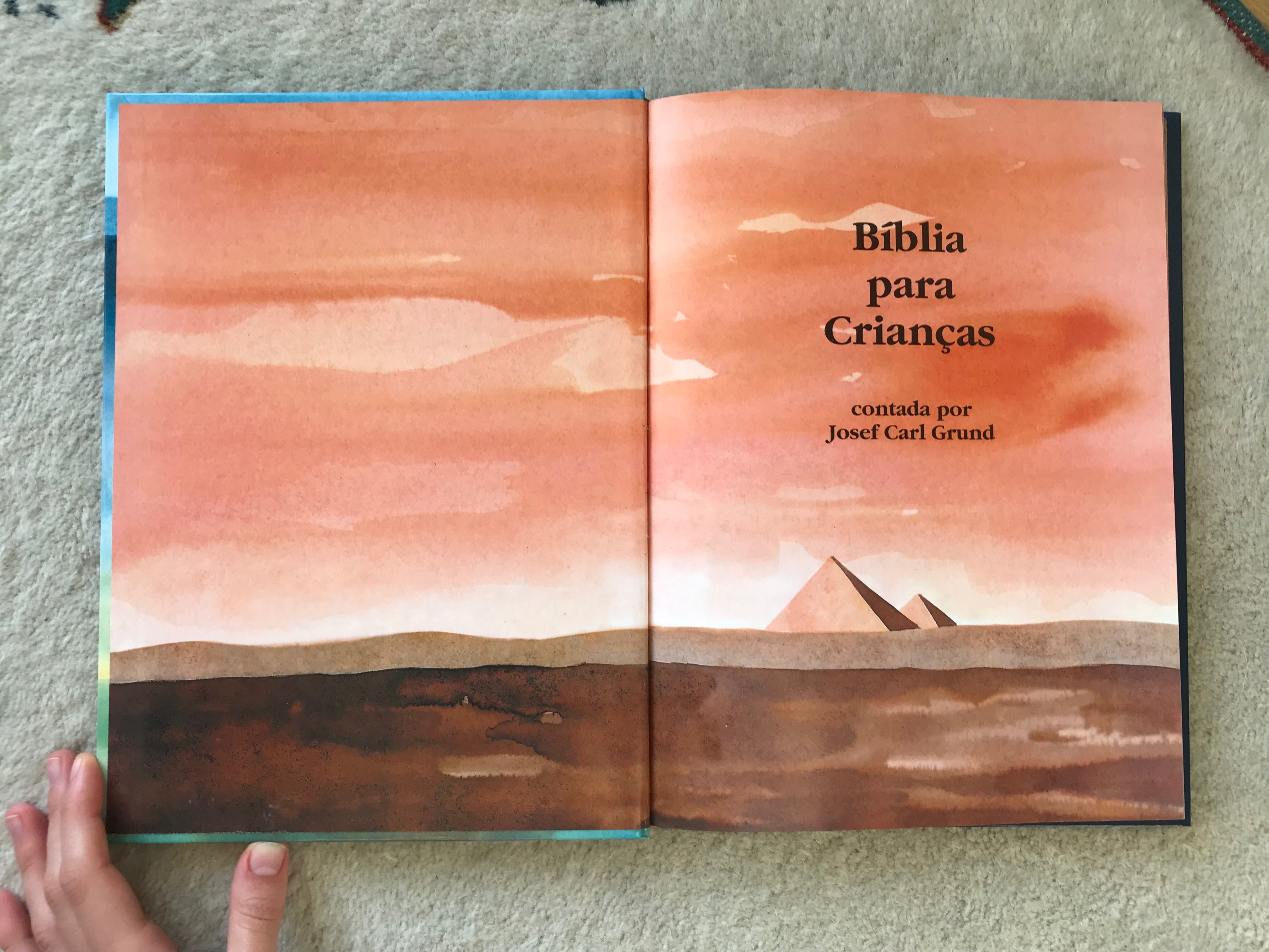 Livro novo “Bíblia para crianças”