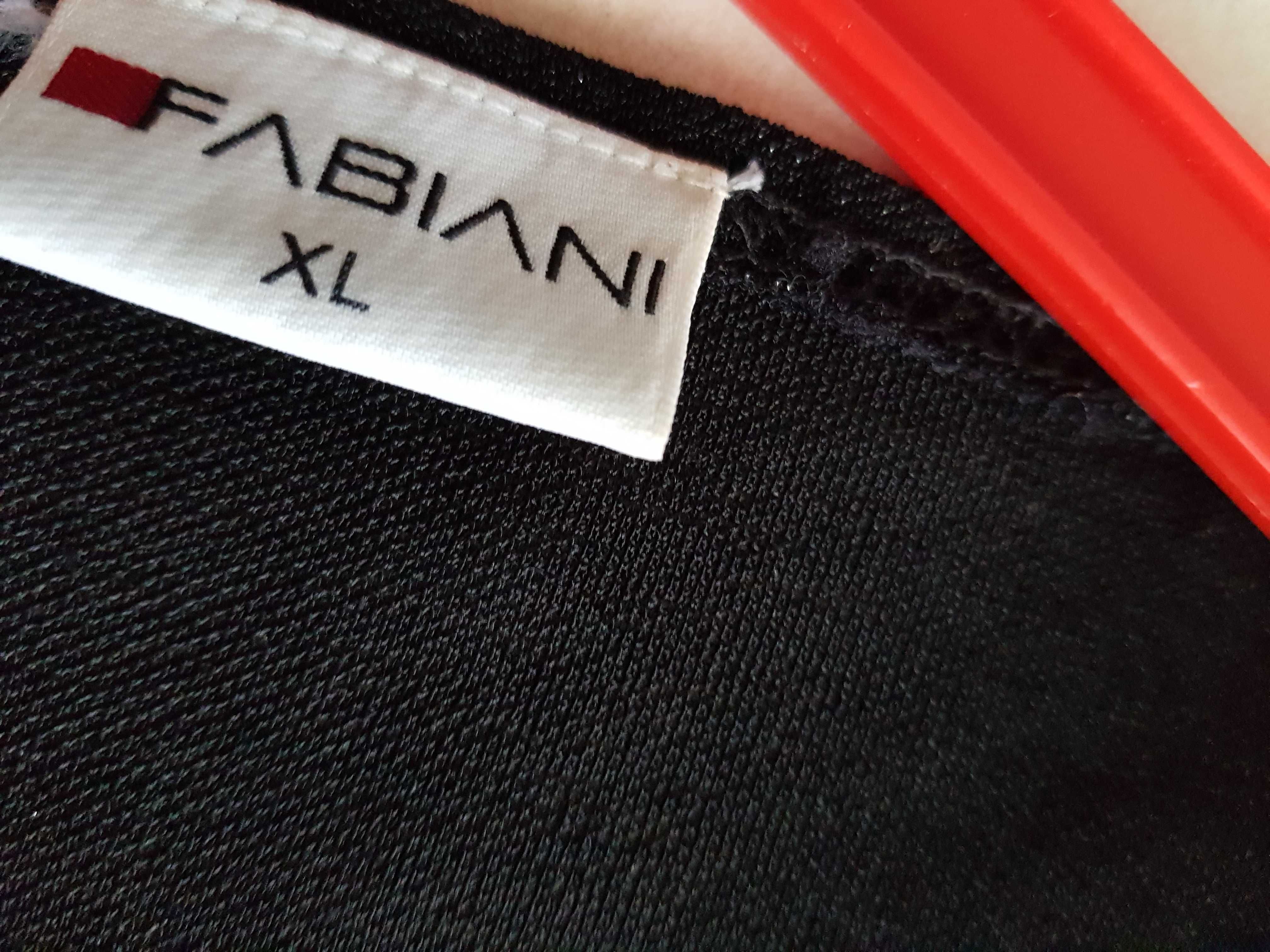 Bluzka tunika bliźniak 2w1 Fabiani ze srebrną nitką XL-XXL st. idealny