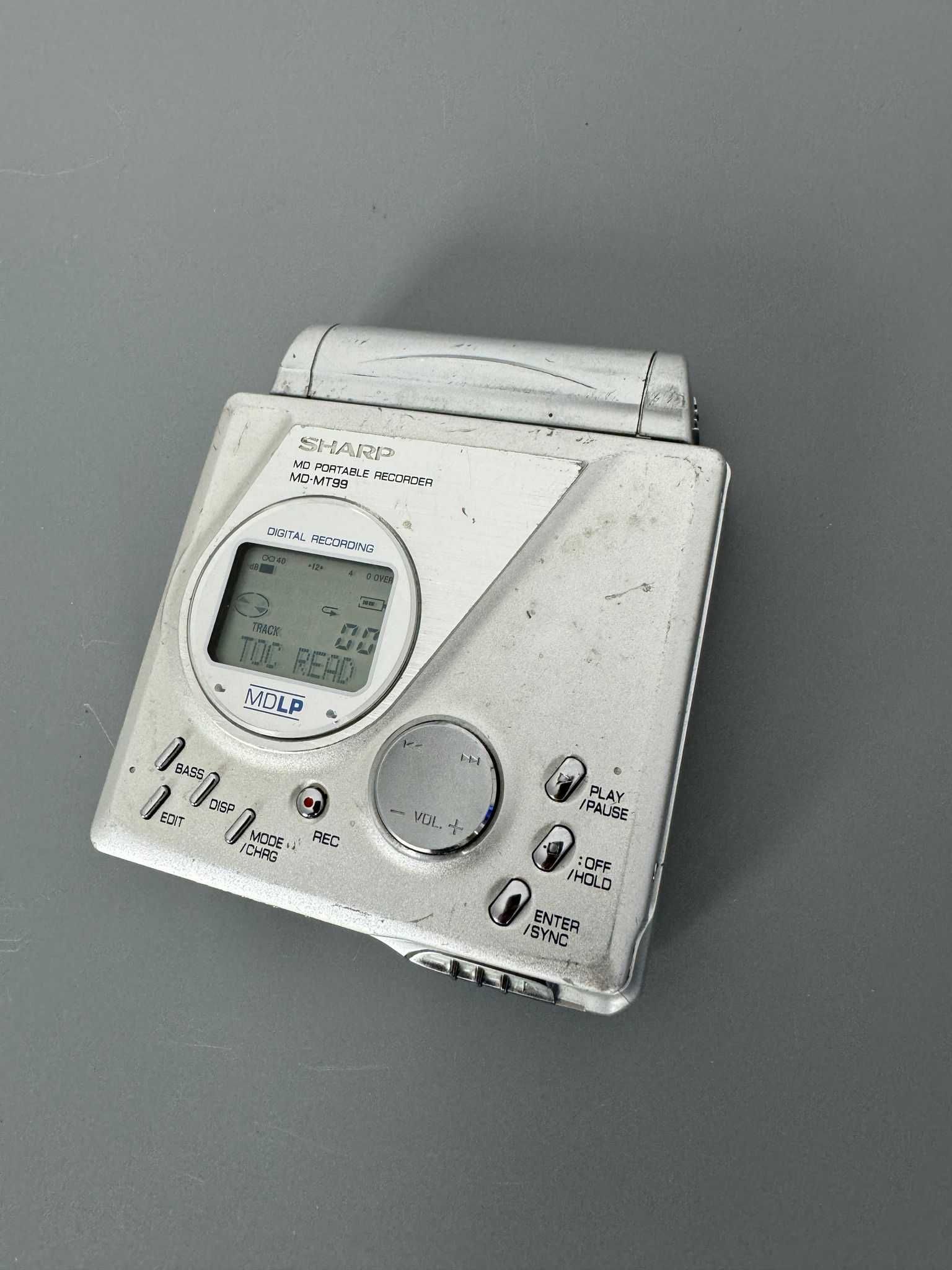 Odtwarzacz Nagrywarka Walkman MiniDisc Sharp MD-MT99 TOP MDLP