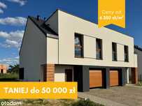 Dom w zabudowie bliźniaczej | Czernica | ogród 280 m2 | taniej 50 000