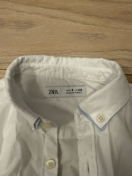 Koszula biala zara 128