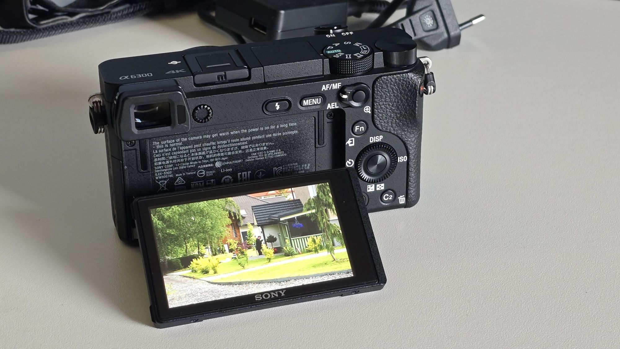 Sony Alpha a6300 obiektyw 16-50 filtr cpl