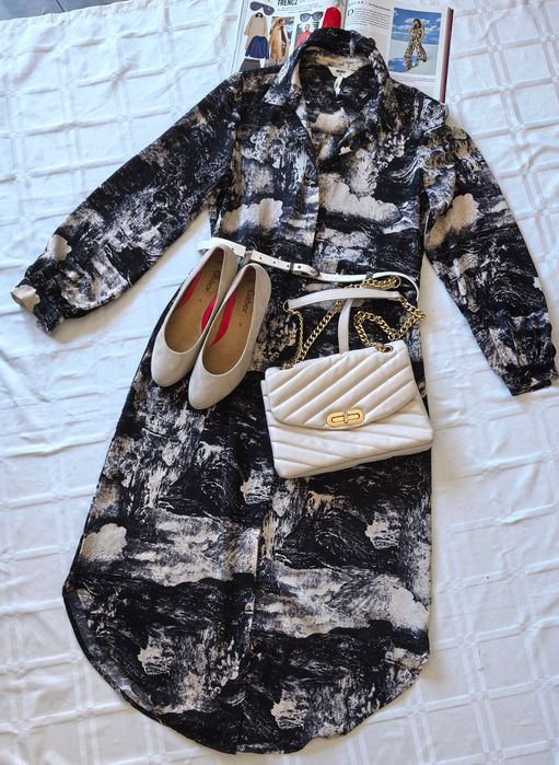 Sukienka Damska Długa Szmizjerka Object r.36/38