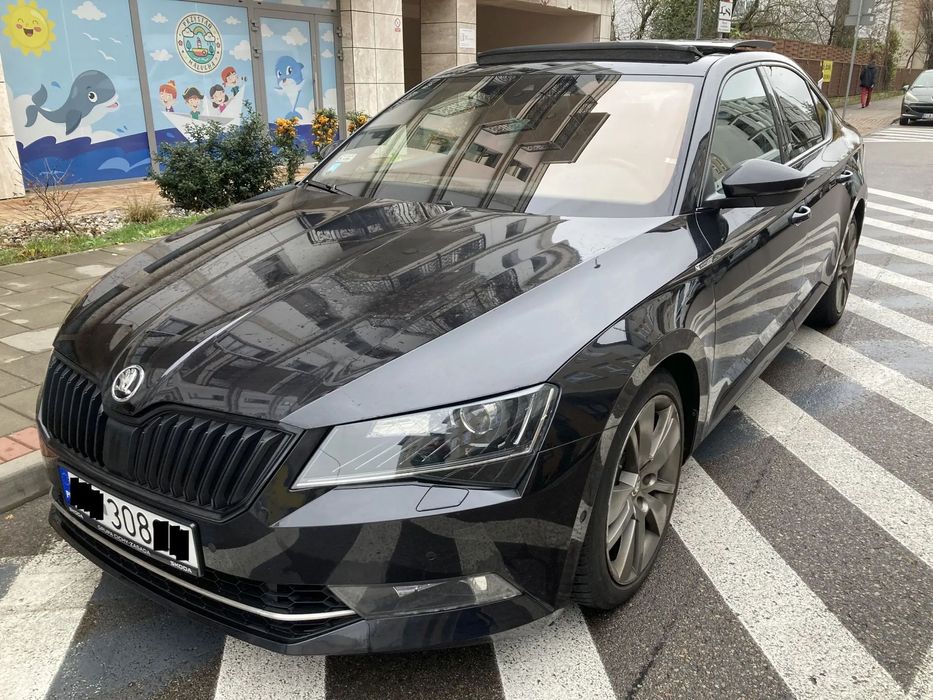 Skoda Superb VAT 23% SALONOWA PEŁNA Opcja 4X4 Szklany Dach Skóra