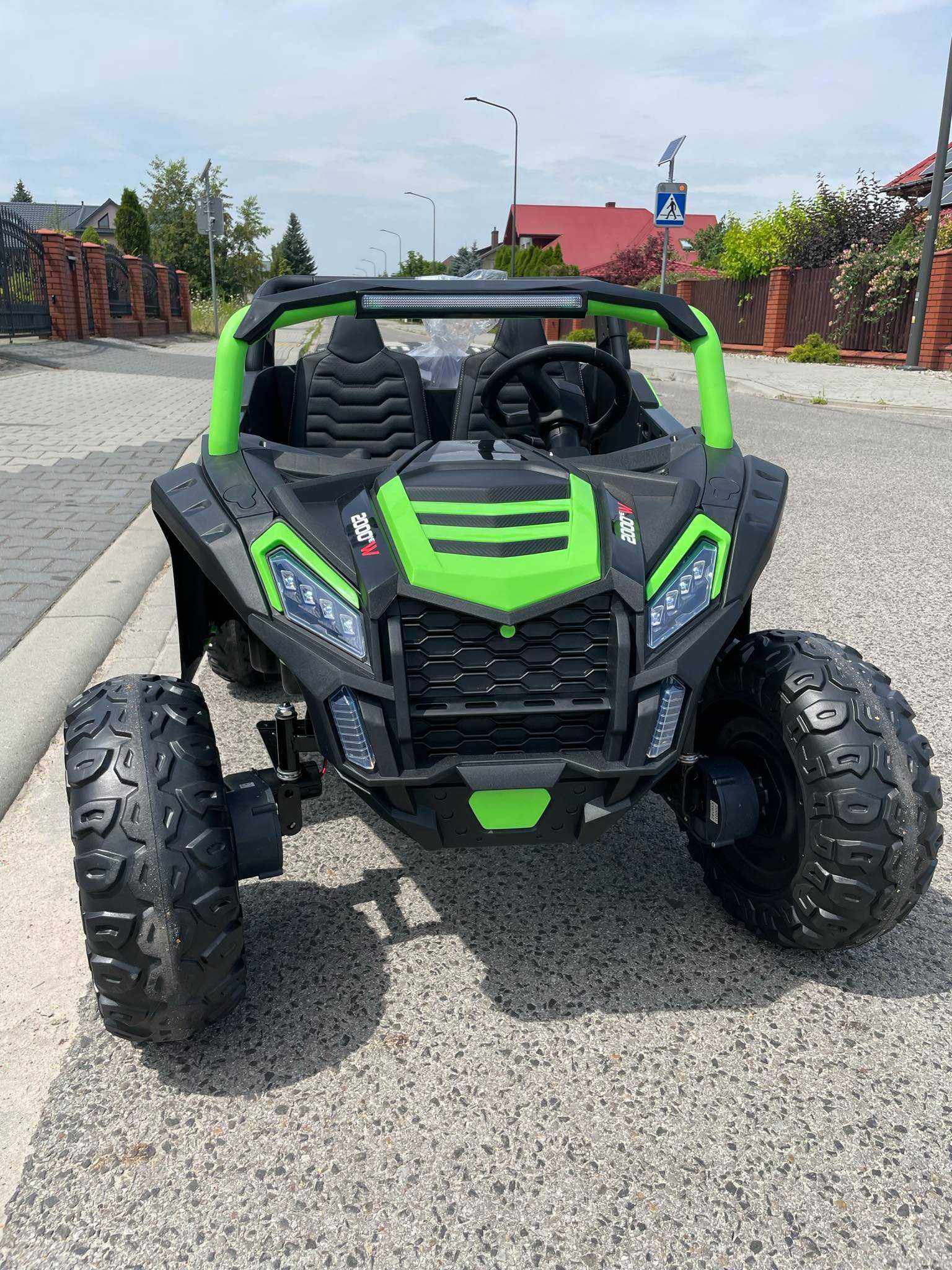 Dwuosobowy samochód Buggy Auto na akumulator dla 2 dzieci 4X4 24V 800W