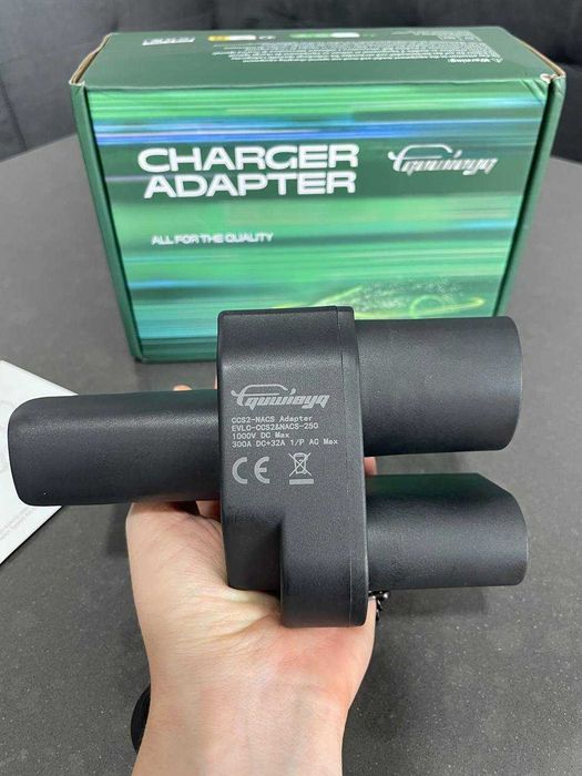 Перехідник CCS Combo 2 + type2 - tesla DC + AC адаптер GUWIEYG