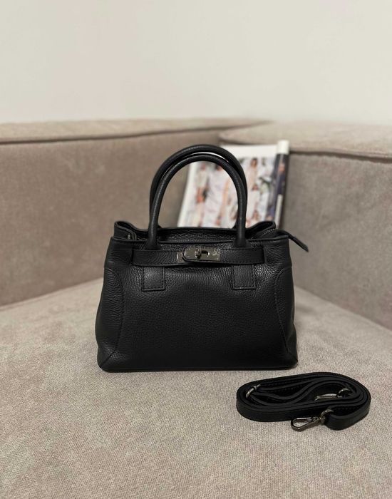 Італійська шкіряна сумка тоут нова колекція