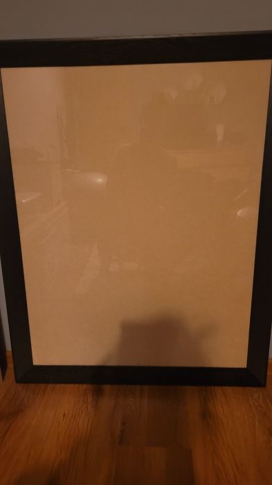 Duża rama na zdjęcie plakat drewno szkło 100×80