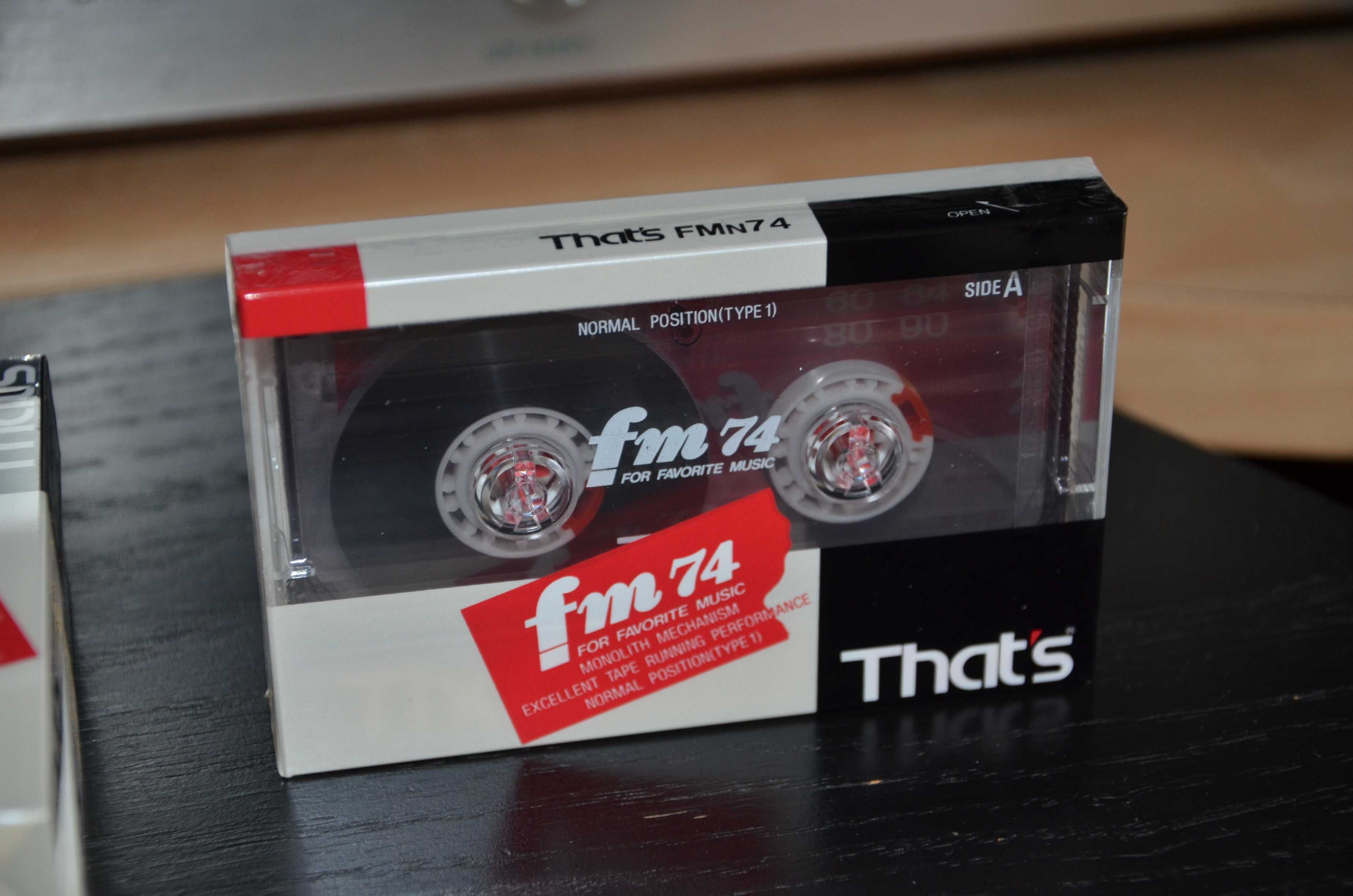 Раритетная коллекционная аудиокассета THAT'S FM 74 Made in Japan 1990