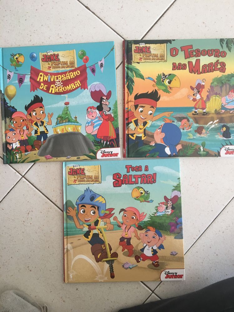 Livros da Disney- Jake e os Piratas da Terra do Nunca