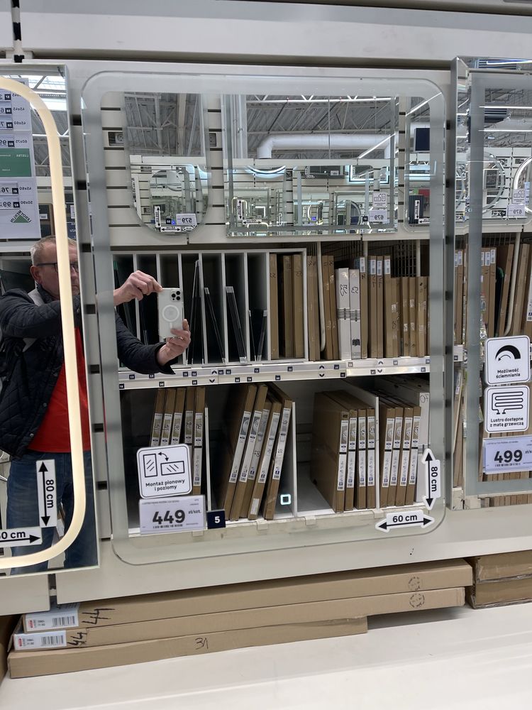 Lustro Łazienkowe podświetlane Prima LED Venti 60x80.