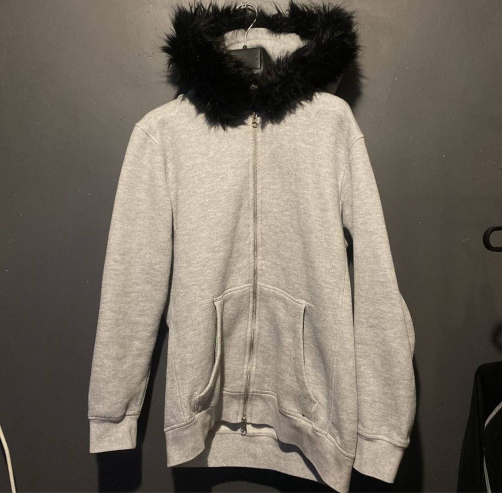 Zip Hoodie Fur худи с мехом много вариантов (balenciaga,rick owens,y2k