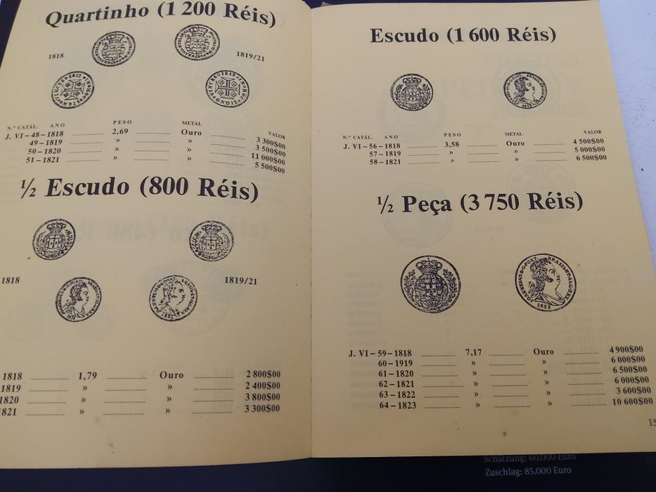 28125#Catálogo Numismática Carlos Lestro 1816/1972 ANTIGO